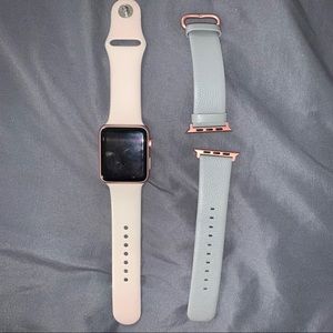 Rose gold Apple watch